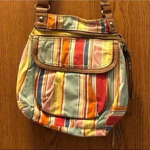 Striped Crossbody Bag